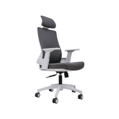 Executive Ergonomic Chair Delta White & Grey HB Proffice furniture