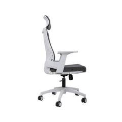 Executive Ergonomic Chair Delta White & Grey HB Proffice furniture