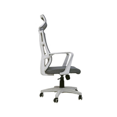 Executive Ergonomic Chair Eva White & Grey HB Proffice furniture