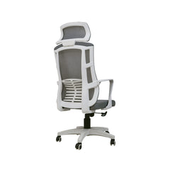 Executive Ergonomic Chair Eva White & Grey HB Proffice furniture