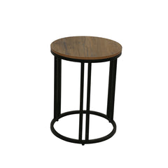 Coffee Table Industrial Round End Proffice furniture