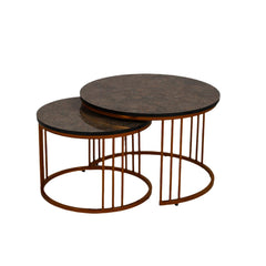 Nested Marble Top Center Table Set Proffice furniture