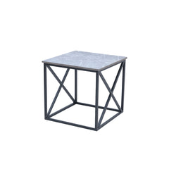 Modern Geometric Gray Marble top Center Table Proffice furniture