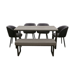 Dining Set Grey Proffice furniture