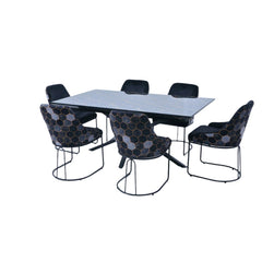 Dining Set Geometric Pattern Proffice furniture