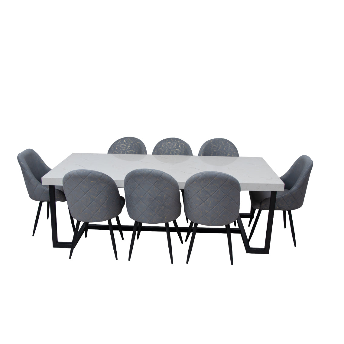 Dining Set Grey Proffice furniture