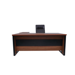 Modern Dark Brown Wood Manager Desk Proffice furniture