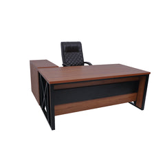 Modern Dark Brown Wood Manager Desk Proffice furniture