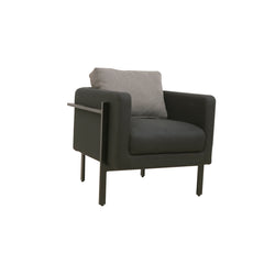 Tasker Sofa Modern Fabric with Contrasting Pillows Proffice furniture