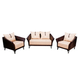 Contemporary Leather Sofa Set
