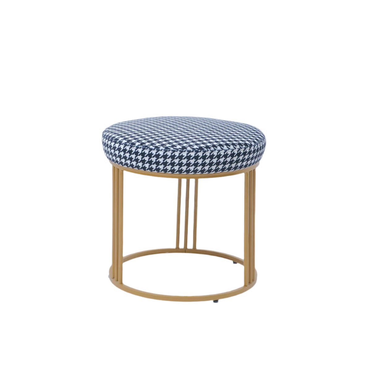 Houndstooth Pattern Stool Proffice furniture