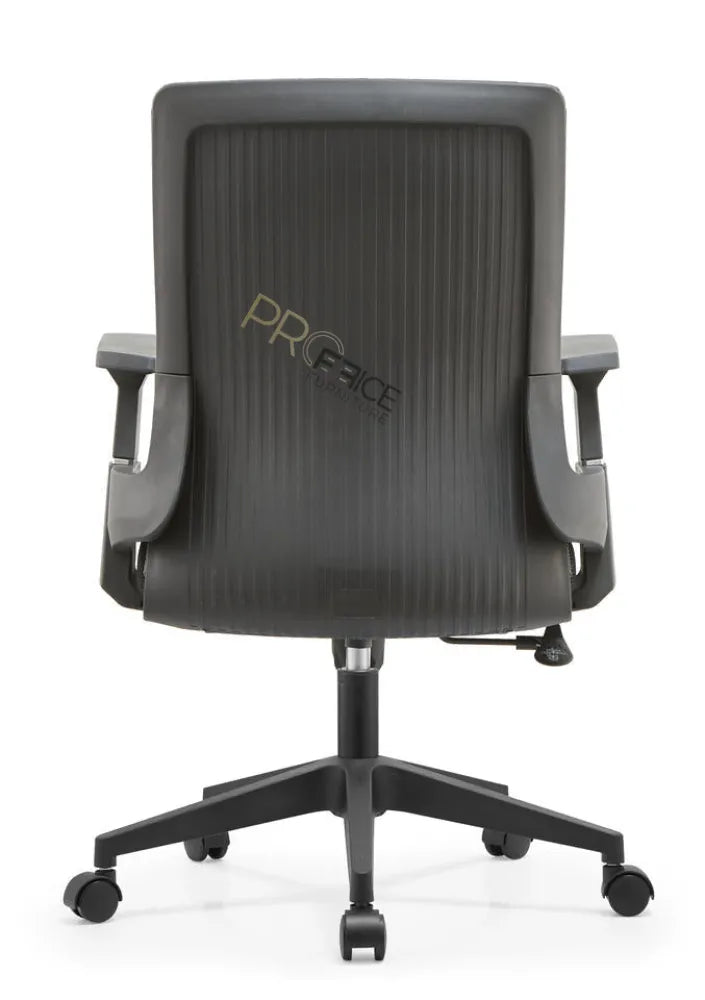 Delta Mid Back Office Chair Grey Chair