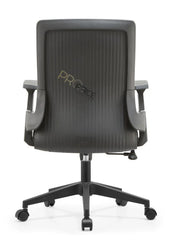 Delta Mid Back Office Chair Grey Chair