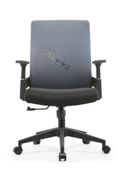 Delta Mid Back Office Chair Grey Chair